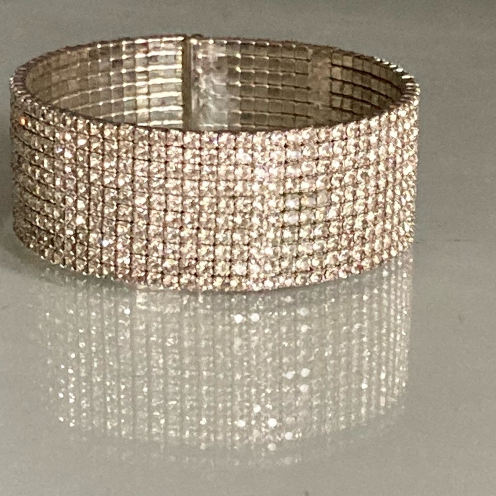 Rhinestone Cuff Bracelet